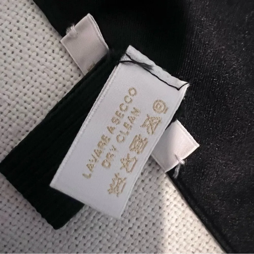 Gucci Black Pleated Silk Joaquin Cummerbund Silver Tone Kids 25in NEW